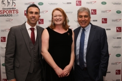 LtoR Andy Lewis MBE, Rachael Sugden and John Inverdale.
Gloucestershire Sports Awards 2018
Cheltenham Racecourse, Evesham Rd, Cheltenham.