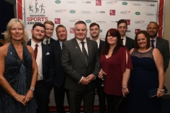 Goals Beyond Grass, Cheltenham Powerchair Football Club and The Pied Piper Appeal.
Gloucestershire Sports Awards 2018
Cheltenham Racecourse, Evesham Rd, Cheltenham.