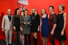 Gloucestershire Sales Director for Reach PLC Alesandro Galeo presents the Senior Sports Player of the Year award to Cheltenham & County Harriers Ladies Endurance Team.
Gloucestershire Sports Awards 2018 
Cheltenham Racecourse, Evesham Rd, Cheltenham.