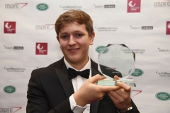 Young Sports Player of the Year Alex Oliver with his award.
Gloucestershire Sports Awards 2018
Cheltenham Racecourse, Evesham Rd, Cheltenham.