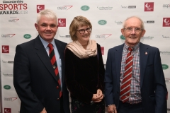 LtoR Stephen Ratcliffe, Ros Ratcliffe and David Evans.
Gloucestershire Sports Awards 2018
Cheltenham Racecourse, Evesham Rd, Cheltenham.