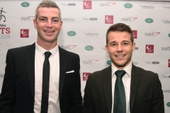 LtoR Aaron Downes and Tim Bell.
Gloucestershire Sports Awards 2018
Cheltenham Racecourse, Evesham Rd, Cheltenham.